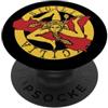Strurusu Bandiera Rossa Gialla Siciliana, Trinacria e Isola Sicilia PopSockets PopGrip Adesivo