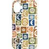 generic Custodia per iPhone 16 Plus Motivo Boho Celeste Sole e Luna