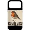 Robin Bird Outfit Custodia per iPhone 17 Pro Max Grafica carina con pettirosso