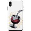 Red Wine Lover Drinking Gifts Custodia per iPhone XS Max Wine Connoisseur Sommelier Wine Tasting Expert