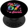 Maglietta Meme Divertente 67 Sei Sette 6 67 Sei Sette 6-7 Dolce Brainrot Italiano Meme Per Bambini PopSockets PopGrip Adesivo