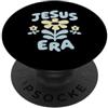 Christian Scripture Inspirational Bible Gesù Era Cristiano Groovy Fiore Fede Culto religioso PopSockets PopGrip Adesivo
