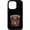 HVAC Technician Air Whisperer Skull Custodia per iPhone 13 Pro Utensili Skull certificati Air Whisperer HVAC