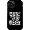 Pontoon Life Merch Custodia per iPhone 11 Pro Non è un giorno sull'acqua finché il mio gommone non esce
