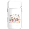 Admin Bloom Designs Custodia per iPhone 17 Pro Max Assistente amministratore della macchina da scrivere floreale segretaria