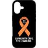 Cprs Warrior Gifts for Women and Men Custodia per iPhone 17 Cprs Awareness Month Orange Novembre Cprs