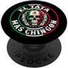 Mexican Sugar Skull Halloween Day of The Chingón Family Cinco De Mayo Matchin Couple Mexican Souvenir PopSockets PopGrip Adesivo