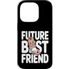 Cute Future Friend Baby Brother Custodia per iPhone 14 Pro Futuro migliore amico carino baby shower annuncio