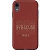 Italy born and Italian apparel Custodia per iPhone XR Vintage Siracusa Italia