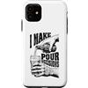 Grandio Design Beer & Alcohol Lover Drin Custodia per iPhone 11 Funny Beer Lover I Make Pour Decisions Hands - Bottiglia da pinta