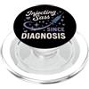 Insulin Strong Medical Survivor Blue Rib Diabetes Warrior T1D Supporto Umorismo Malattia cronica Orgoglio PopSockets PopGrip per MagSafe