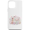 Enchanted Pages Collection Custodia per iPhone 13 Pro Max Librarian Floral Books Butterfly Reader Design