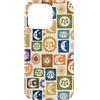generic Custodia per iPhone 15 Pro Max Motivo Boho Celeste Sole e Luna