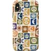 generic Custodia per iPhone X/XS Motivo Boho Celeste Sole e Luna