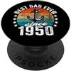 Kattos - Il miglior papà dal 1950 Il miglior papà del mondo non è uno scherzo - Papà dal 1950 PopSockets PopGrip Adesivo