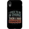 Funny grandma grandpa retro humor Custodia per iPhone XR Ho usato per essere in carica e poi avevo nipoti umorismo vintage