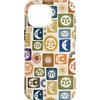 generic Custodia per iPhone 16 Pro Max Motivo Boho Celeste Sole e Luna