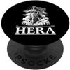 Griechischer und römischer Mythologie! H Dea Hera: design elegante per gli appassionati di antichità! PopSockets PopGrip Adesivo