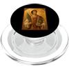 Icona di Santo Stefano Elegante icona cattolica di Santo Stefano PopSockets PopGrip per MagSafe