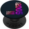Birth Since Month Of July Retro Vintage Anno 2005 Mese Di Luglio 2005 Retro 2005 Annata 2005 PopSockets PopGrip Adesivo