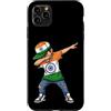 Bharat Vibes Custodia per iPhone 11 Pro Max Bandiera indiana Dab Boy Ashoka Chakra Pride
