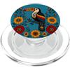Folk Art Patterns Tucano Floreale Motivi Folk Uccello Ornamentale Tribale PopSockets PopGrip per MagSafe