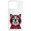 Saint Bernard Puppy Lover PS Custodia per iPhone 15 Pro Max Patriot Saint Bernard Closeup - Occhiali da sole con bandiera americana