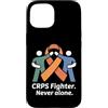 Cprs Warrior Gifts for Women and Men Custodia per iPhone 15 Cprs Awareness Month Orange Novembre Cprs