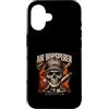 HVAC Technician Air Whisperer Skull Custodia per iPhone 16 Utensili Skull certificati Air Whisperer HVAC