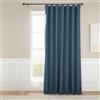 HPD Half Price Drapes Tende oscuranti in finto lino, per camera da letto, lunghe 248 cm (1 pannello), 100 x 96 cm, extra larghe, per soggiorno, decorazione per la casa, blu storia