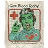 Steven Rhodes Give Blood Today Coperta super morbida al tatto setoso - 152 x 127 cm