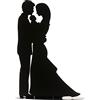 Dekora - Decorazioni Matrimonio | Topper Torta Matrimonio - Figura Sposa e Sposo con Bambino