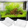 YUYTE Supporto per Copertura in Vetro, 20 Pezzi Supporto per Copertura in Vetro per Acquario Morsetto di per Clip in Acrilico per Pesci, Accessorio per Clip Trasparente per Spessore del 5mm-12mm