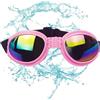 Generico Occhiali da sole per cani - Occhiali per animali domestici da 4,72 pollici Protezione UV Cinturino regolabile | Dog Eye Wear - Ochiali per animali domestici elastici e comodi per l'uso in viaggio con