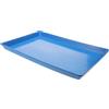 SHOWERORO Vassoio per Escrementi in Plastica Bordi Alti per Cani e Conigli, Vaschetta Inferiore per Gabbia Resistente a Perdite, per Lettiera Domestica 44X29X3 CM