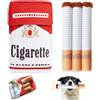XIEXIESHER Giocattolo per Cani e Sigarette, Giocattolo Interattivo per Cani Giggle Sigarette per Cani, Giocattolo per Cani e Sigarette, di Taglia Piccola, Media e Grande