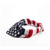 Hrlace Cane quadrato Bandana Bandiera Americana Pet Bandane Sciarpa Stelle e Strisce Rimovibili Multifunzione Pet Bavaglino Foulard Accessori Collare, 1 Pezzo Bandiera Nazionale