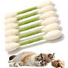 NNBWLMAEE Cotton Swabs Cat Toys with Catnip, 6 Pk Cat Q Tip Toy, Giant Cotton Swab Cat Toys for Indoor Cats, Interactive Kitty Chew Toys for Boredom, Teething, Kicker Play and Daily Exercise (A5)