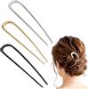 Aucuu 3pcs Forcine per Capelli, Forcine per CapelliFrancesi da Donna, per Acconciature Updos, Chignon e Twist