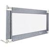 LZQ Sponde letto Bambini e per Genitori, Sponda Sbarra Altezza Regolabile, Barriera di Sicurezza, 150 x 70 x 25 cm, Metallo, Bianco