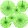 CEEYSEE 6 Pezzi Ventagli di Carta 20/30/40cm Decorazione di Festa Rotondi Fiori dei Ventagli di Carta Ghirlande di Carta Decorazioni da Appendere per Feste, Giardini e Compleanni(ZLUS)