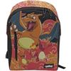 POKÉMON - Zaino Trolley per Ragazzi, Design Charmander, con Cerniera, Tasche Anteriori, Arancione (CyP Brands)