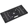 Stylebest Piastra per Fresa Piastra per Inserti in Lega di Alluminio Design Regolabile per Progetti di Lavorazione del Legno, Include 4 Inserti e Accessori