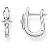 Thomas Sabo Orecchini a cerchio da donna stella in argento sterling 925 CR654-643-21