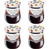Menz&Gasser, Confettura Extra di Frutti di Bosco Prima Frutta, Realizzata con Frutta di Alta Qualità IQF, Lavorata con Passione in Trentino-Südtirol, Naturalmente Senza Glutine, Vegan, 4 Vasi da 340 g