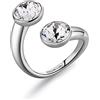 Brosway Anello Donna in Acciaio e Cristalli | Collezione Affinity - BFF176C