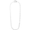 NADIR Collana girocollo Unisex Marlù in acciaio rodiato con perline 33CN0031-W