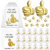 DatingShiny Set di 40 regali di apprezzamento per i dipendenti Bulk-Inspirational Thumbs up Badge Spille motivazione riconoscimento regali per volontari collaboratori personale insegnante studentTeam Dipendente