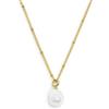 NADIR Collana girocollo grumetta donna Marlù acciaio dorato e perla 33CN0035G-W