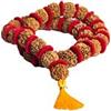 Wonder Care Autentico Rudraksh Mala con rosario Mukhi - Veri semi di Rudraksha himalayano, Ornamento religioso, Rosario Japa Mala Collana - Importato dal Nepal, Unisex